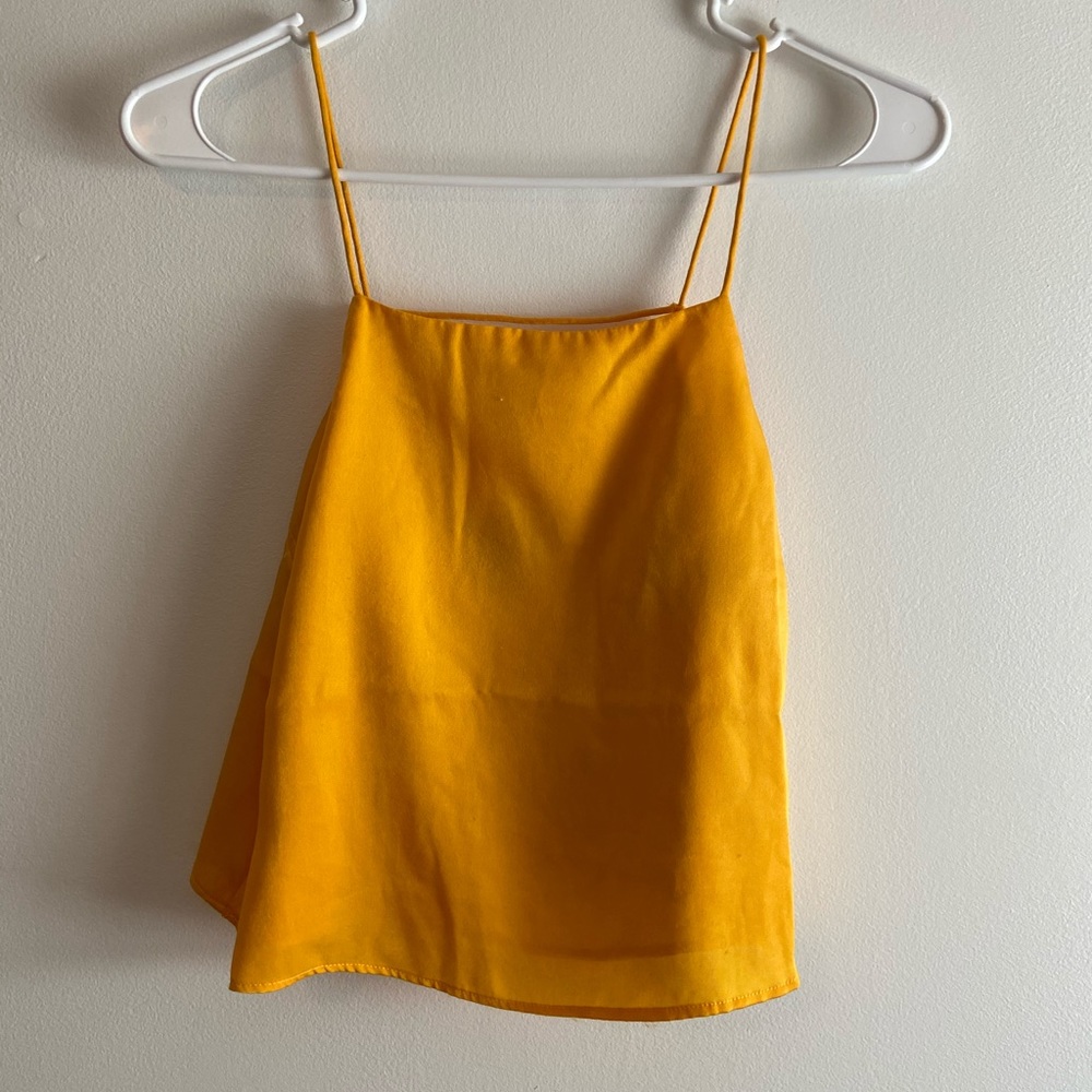 Forever 21 silk crop top